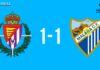 Reparto de puntos entre Real Valladolid y Málaga CF en un partido frenético (1-1) Reparto de puntos entre Real Valladolid y Málaga CF en un partido frenético (1-1)