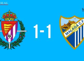 Reparto de puntos entre Real Valladolid y Málaga CF en un partido frenético (1-1) Reparto de puntos entre Real Valladolid y Málaga CF en un partido frenético (1-1)