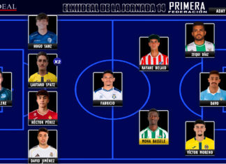 ELXIIDEAL de la jornada 14 en la Primera RFEF 25/26 ELXIIDEAL de la jornada 14 en la Primera RFEF 25/26