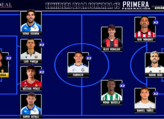 ELXIIDEAL de la jornada 15 en la Primera RFEF 25/26 ELXIIDEAL de la jornada 15 en la Primera RFEF 25/26