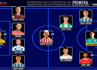 ELXIIDEAL de la jornada 16 en la Primera RFEF 25/26 ELXIIDEAL de la jornada 16 en la Primera RFEF 25/26