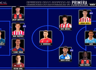 ELXIIDEAL de la jornada 19 en la Primera RFEF 25/26 ELXIIDEAL de la jornada 19 en la Primera RFEF 25/26