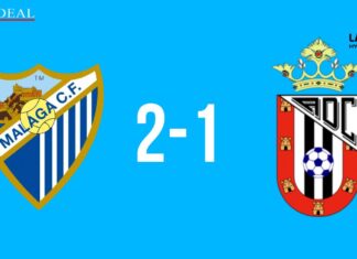 El Málaga vuela y frena al Ceuta (2-1) El Málaga vuela y frena al Ceuta (2-1)