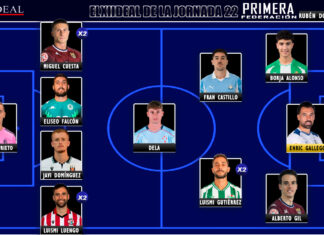 ELXIIDEAL de la jornada 22 en la Primera RFEF 25/26 ELXIIDEAL de la jornada 22 en la Primera RFEF 25/26