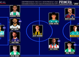 ELXIIDEAL de la jornada 23 en la Primera RFEF 25/26 ELXIIDEAL de la jornada 23 en la Primera RFEF 25/26