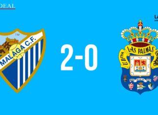 Golpe de autoridad del Málaga ante Las Palmas (2-0) Golpe de autoridad del Málaga ante Las Palmas (2-0)
