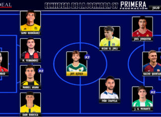 ELXIIDEAL de la jornada 37 en la Primera RFEF 25/26 ELXIIDEAL de la jornada 37 en la Primera RFEF 25/26