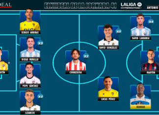 ELXIIDEAL de la jornada 41 en LaLiga Hypermotion 25/26 ELXIIDEAL de la jornada 41 en LaLiga Hypermotion 25/26