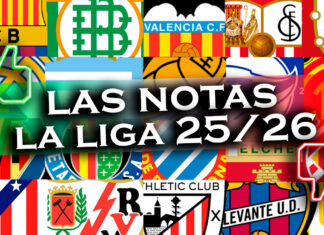Las notas de LaLiga 25/26 Las notas de LaLiga 25/26