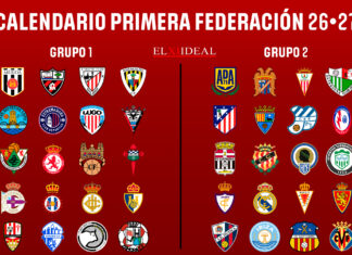 Calendario Primera Federación 26/27 Calendario Primera Federación 26/27