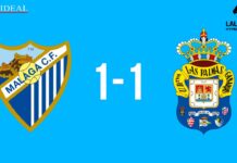 El Málaga supera a Las Palmas y jugará la final por el ascenso (1-1) El Málaga supera a Las Palmas y jugará la final por el ascenso (1-1)