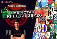 Las notas del Grupo I de Primera Federación 25/26 Las notas del Grupo I de Primera Federación 25/26