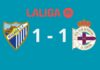 El Málaga se queda sin premio ante el Deportivo (1-1) El Málaga se queda sin premio ante el Deportivo (1-1)