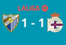 El Málaga se queda sin premio ante el Deportivo (1-1) El Málaga se queda sin premio ante el Deportivo (1-1)