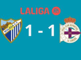 El Málaga se queda sin premio ante el Deportivo (1-1) El Málaga se queda sin premio ante el Deportivo (1-1)