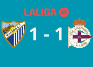 El Málaga se queda sin premio ante el Deportivo (1-1) El Málaga se queda sin premio ante el Deportivo (1-1)