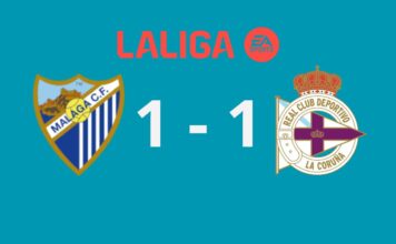 El Málaga se queda sin premio ante el Deportivo (1-1) El Málaga se queda sin premio ante el Deportivo (1-1)