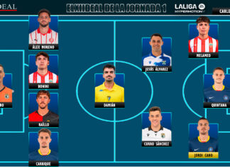 El Once Ideal de la jornada 1 en LaLiga Hypermotion 26/27 El Once Ideal de la jornada 1 en LaLiga Hypermotion 26/27
