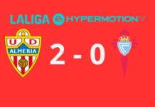 El Almería prolonga la racha ante el Celta Fortuna (2-0) El Almería prolonga la racha ante el Celta Fortuna (2-0)