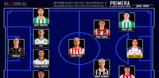 El Once Ideal de la jornada 1 en Primera Federación 26/27 El Once Ideal de la jornada 1 en Primera Federación 26/27