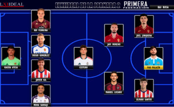 El Once Ideal de la jornada 2 en Primera Federación 26/27 El Once Ideal de la jornada 2 en Primera Federación 26/27