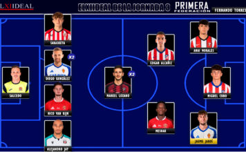 El Once Ideal de la jornada 3 en Primera Federación 26/27 El Once Ideal de la jornada 3 en Primera Federación 26/27