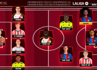 El Once Ideal de la jornada 6 en LaLiga EA Sports 26/27 El Once Ideal de la jornada 6 en LaLiga EA Sports 26/27