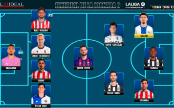 El Once Ideal de la jornada 6 en LaLiga Hypermotion 26/27 El Once Ideal de la jornada 6 en LaLiga Hypermotion 26/27