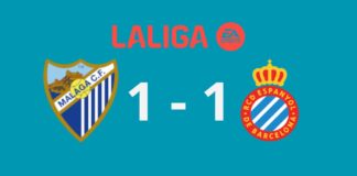 Adrián Niño rescata al Málaga ante el Espanyol (1-1) Adrián Niño rescata al Málaga ante el Espanyol (1-1)