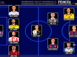 El Once Ideal de la jornada 6 en Primera Federación 26/27 El Once Ideal de la jornada 6 en Primera Federación 26/27