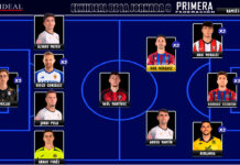 El Once Ideal de la jornada 9 en Primera Federación 26/27 El Once Ideal de la jornada 9 en Primera Federación 26/27